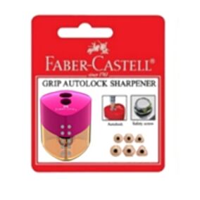 FABER-CASTELL ξύστρα + γόμα Apple μπλέ