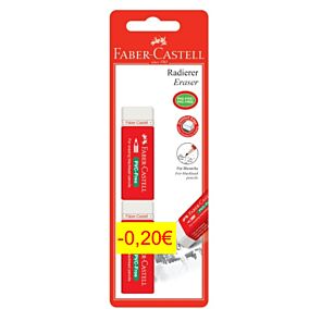 FABER-CASTELL γόμες λευκές 2τεμ. -0,20€