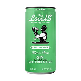 THE LOCALS τζίν αγγούρι/Yuzu 7% 250ml