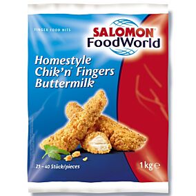 SALOMON Chicken Fingers με βουτυρόγαλα Γερμανίας κατεψυγμένα 1kg