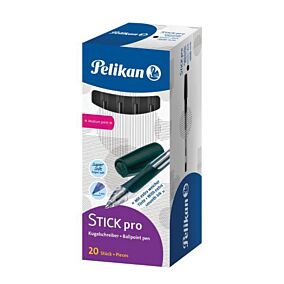 PELIKAN Stic Pro K91 στυλό διαρκείας μαύρο κουτί 20τεμ.