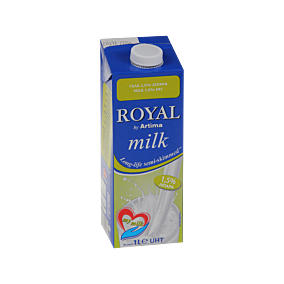 ROYAL γάλα 1,5% λιπαρά UHT 1lt