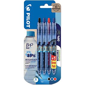 PILOT στυλό Gel B2P 0.7mm 3+1 ΔΩΡΟ