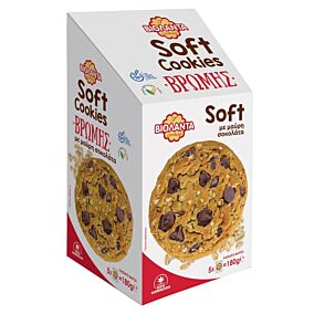 ΒΙΟΛΑΝΤΑ Soft Cookies βρώμης με μαύρη σοκολάτα 180g