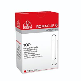 MAESTRI συνδετήρες Romaclip No.6 10x100τεμ.