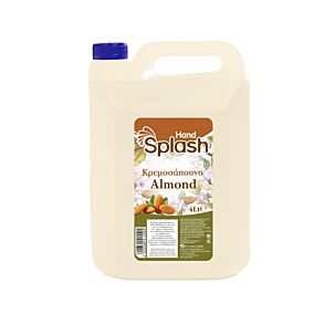 HAND SPLASH υγρό κρεμοσάπουνο Almond 4lt