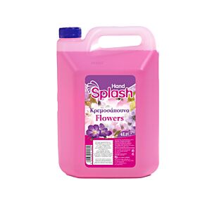 HAND SPLASH υγρό κρεμοσάπουνο Flower 4lt