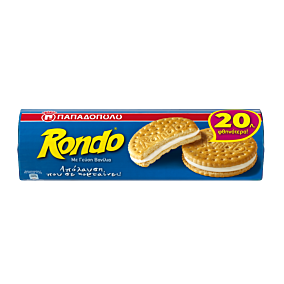 RONDO μπισκότο βανίλια 250g -0,20€