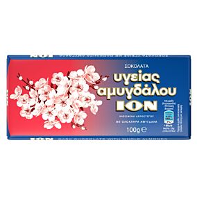 Σοκολάτα ΙΟΝ υγείας αμυγδάλου (100g)