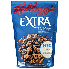 Μπουκιές βρώμης KELLOGG'S Extra σοκολάτα γάλακτος (500g)