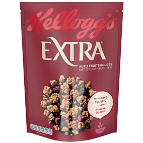 Μπουκιές βρώμης KELLOGG'S Extra κόκκινα φρούτα (450g)