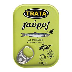 Κονσέρβα TRATA γαύρος σε ελαιόλαδο (100g)