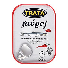 Κονσέρβα TRATA γαύρος πικάντικος (100g)