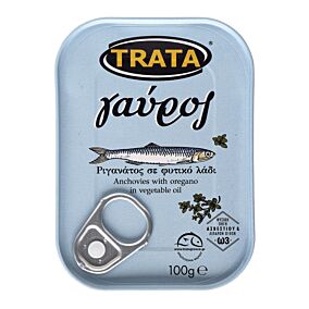 Κονσέρβα TRATA γαύρος ριγανάτος (100g)