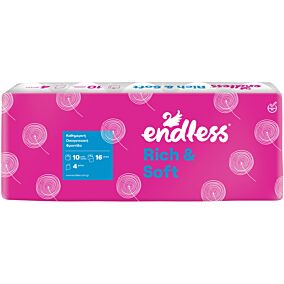 Ρολό Υγείας ENDLESS 4φυλλο Rich & Soft (10 τεμ. X 105g )