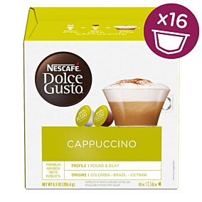 Καφές NESCAFÉ dolce gusto cappuccino σε 16 κάψουλες (186g)