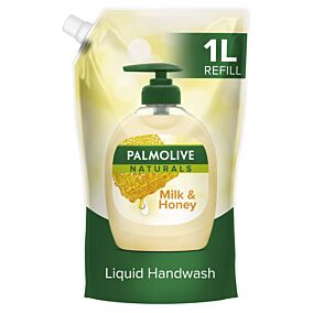 Palmolive Naturals Μέλι & Γάλα Υγρό Κρεμοσάπουνο Ανταλλακτικό Σακουλάκι (1000ml)