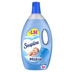 Soupline Mistral Μαλακτικό Ρούχων 4000ml (39 μεζούρες) -1,50€