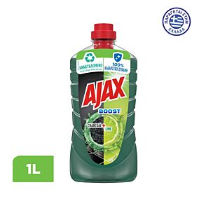 Ajax Boost Charcoal & Lime Καθαριστικό Πατώματος (1000ml)