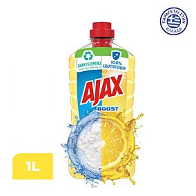 Ajax Boost Μαγειρική Σόδα και Λεμόνι Καθαριστικό Πατώματος (1000ml)