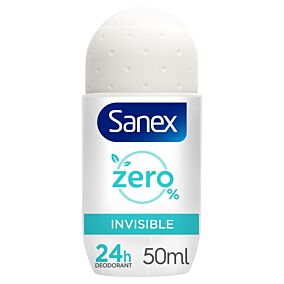 Sanex Zero% Invisible Αποσμητικό Roll-on (50ml)