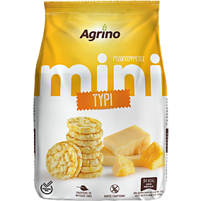 Ρυζογκοφρέτες AGRINO Mini τυρί (50g)